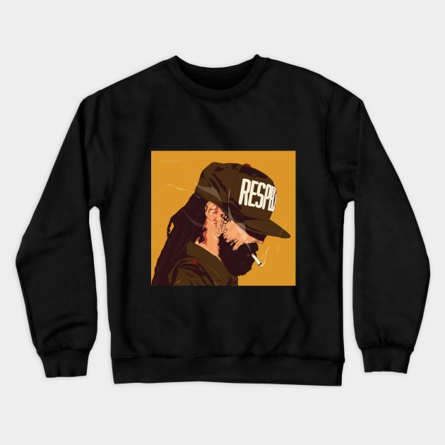 Damian Marley Crewneck Sweatshirt by JhomArtStore